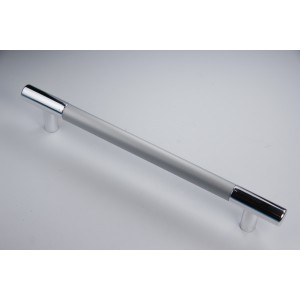 2799 Ручка С15 (160мм) хром+металлик